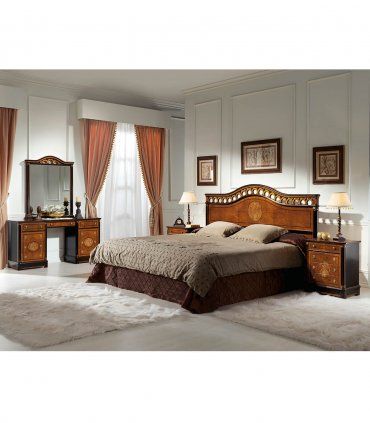 Mueble tocador clásico marquetería Casandra