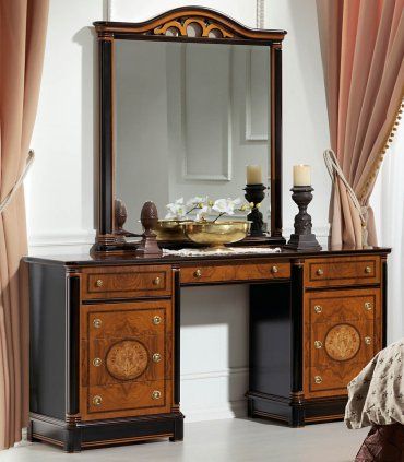 Mueble tocador clásico marquetería Casandra