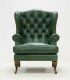 Sillón orejero capitoné Dover