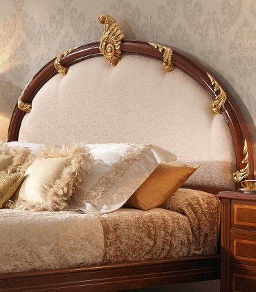 Cama clásica marquetería Adonis