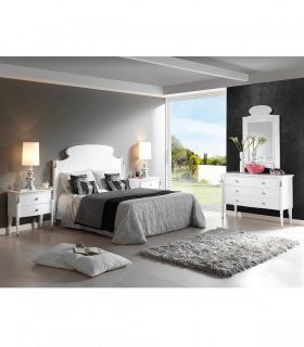 Dormitorio Art Déco blanco Dafne