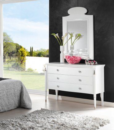 Dormitorio Art Déco blanco Dafne