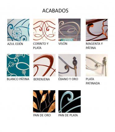 Cabecero de Forja Mariel en Ámbar Muebles