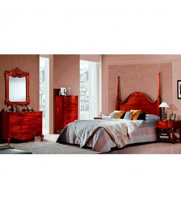 Cómoda clásica en caoba Cannes, dormitorio