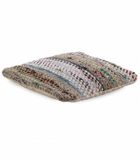 Cojín de yute multicolor Calatea