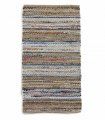 Alfombra de yute multicolor Calatea