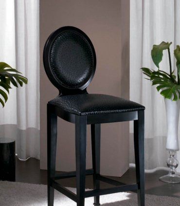 Taburete alto moderno Nerale, detalle
