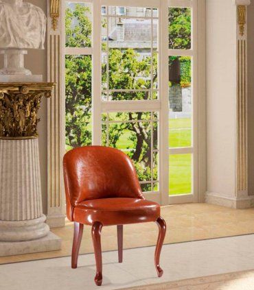 Silla confidente piel Luce