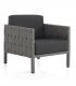 Sillón de aluminio y fibra Paraíso
