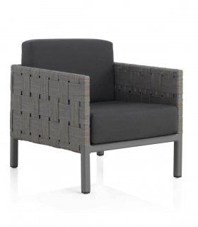 Sillón de aluminio y fibra Paraíso