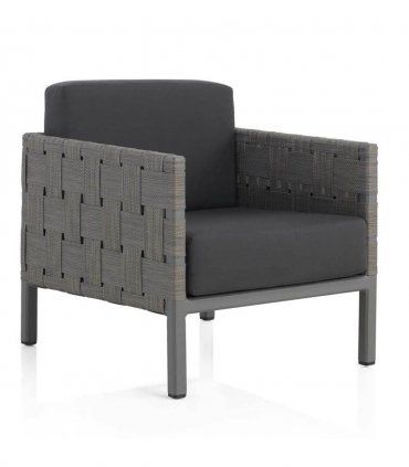 Sillón de aluminio y fibra Paraíso