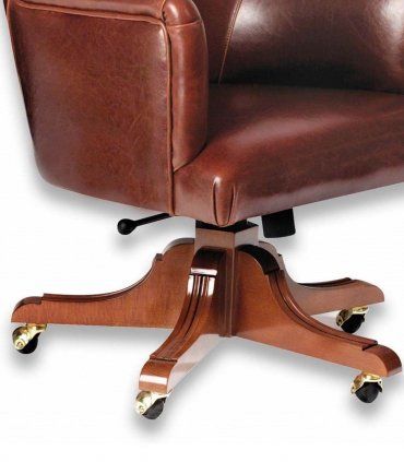Sillón de despacho Boston en piel