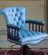 Sillón de despacho giratorio piel Doruse, detalle