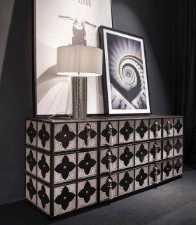 Aparador contemporáneo Valentina, blanco