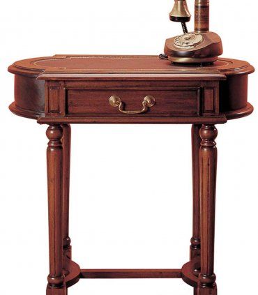 Mesa auxiliar victoriana oval Valina, detalle