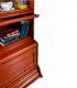 Librero modular de caoba Angen, detalle