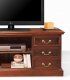 Mueble de TV 3 cajones en caoba Rodri, detalle