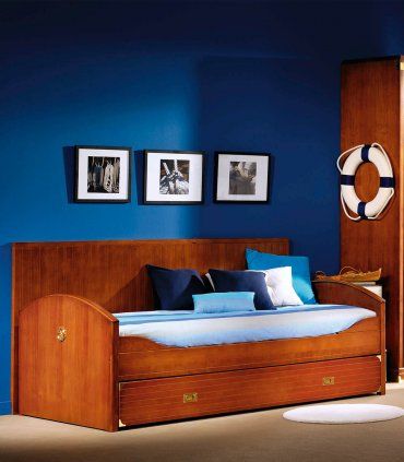 Cama nido con respaldo Camarote de Ámbar Muebles.