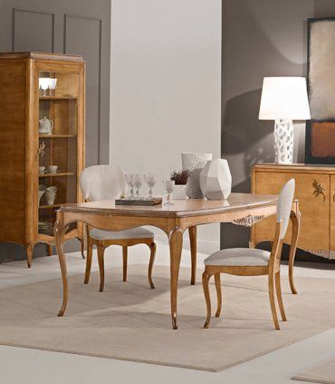 Mesa de comedor clásica Enriette