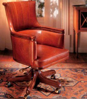 Sillón de piel giratorio Averán grande