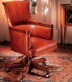 Sillón de piel giratorio Averán grande