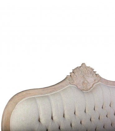 Cabecero tapizado en capitoné vintage Piau, detalle