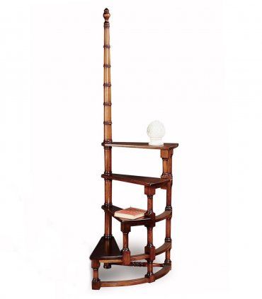 Escalera clásica para librería Caracol