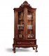 Vitrina clásica en caoba chippendale Eugenia de Ámbar Muebles