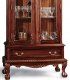 Vitrina clásica en caoba chippendale Eugenia de Ámbar Muebles