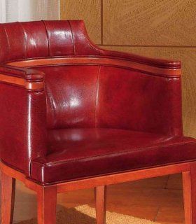 Butaca de piel confidente Averán, detalle