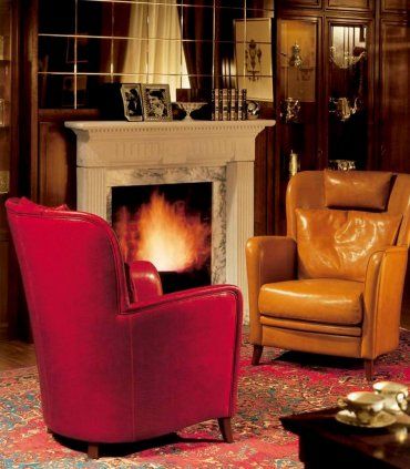 Sillón piel clásico Demirel
