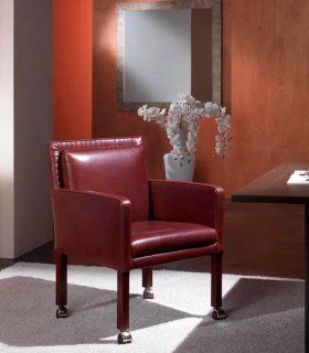 Sillón confidente de piel Zeya