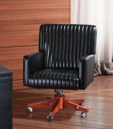 Sillón piel giratorio Sarzay, detalle