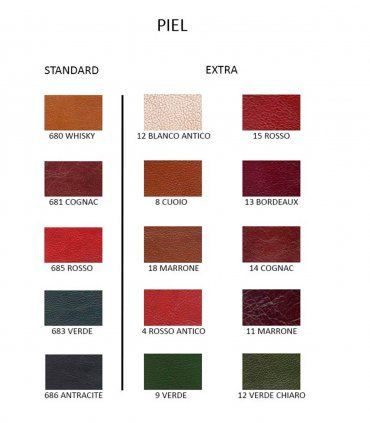 Sillón de piel giratorio Davise, piel