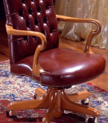 Sillón despacho giratorio Podove, detalle