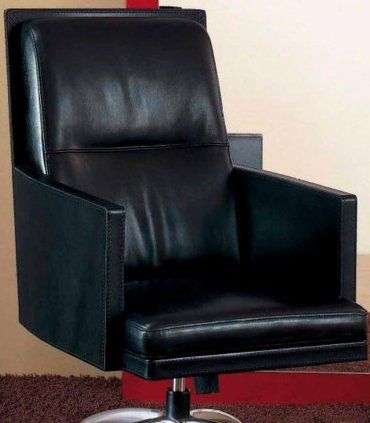 Sillón despacho piel Izema, detalle