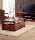 Mesa de centro rectangular clásica Acristalada, salón