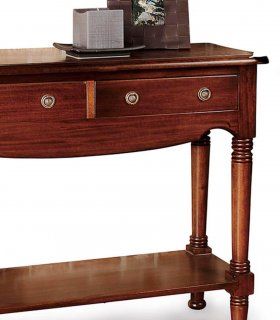 Consola clásica de caoba Style, detalle