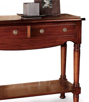 Consola clásica de caoba Style, detalle