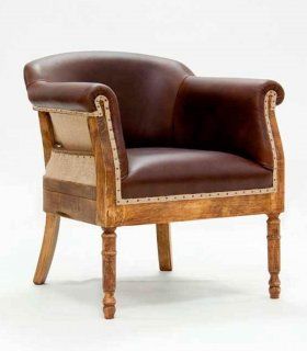 Sillón vintage Aliena piel