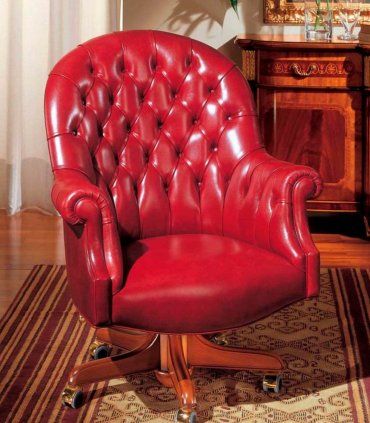 Sillón despacho piel giratorio Gialos