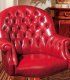 Sillón despacho piel giratorio Gialos, detalle