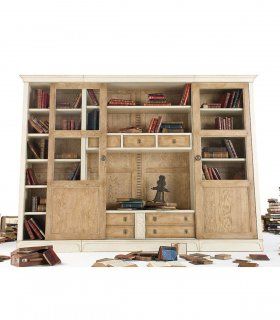 Librería salón clásica Xenia