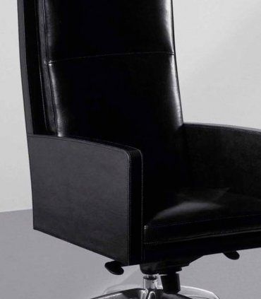 Sillón despacho piel Izema grande, detalle