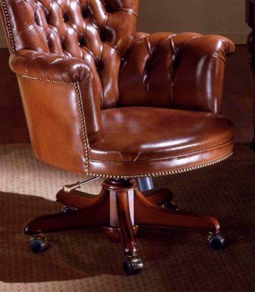 Sillón piel giratorio Vatere, detalle