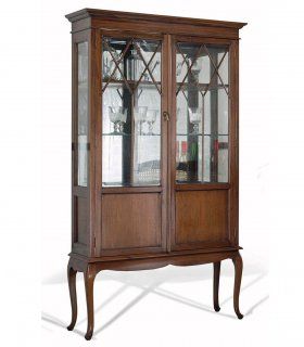 Vitrina clásica de caoba Antique
