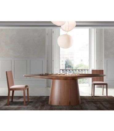 Mesa de comedor ovalada Gúnder
