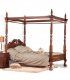 Cama con dosel clásica Reina Ana