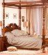 Cama con dosel clásica Reina Ana