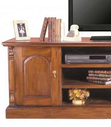 Mueble de TV colonial 2 puertas Antella, detalle